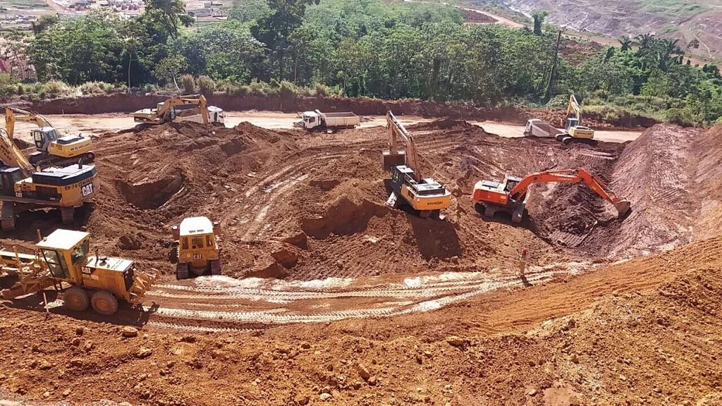 Construção de barragem de rejeitos, para mineração Aurizona S/A em Godofredo Viana -MA